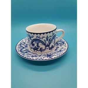 REED & BARTON Hadley Pattern Cups and Saucers Set of 8